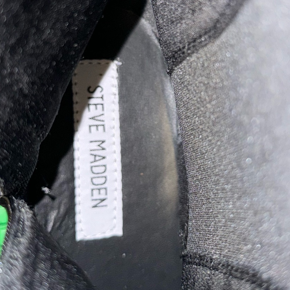 Steve Madden Charges Black/green NEW* - Picture 8 of 8